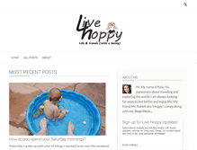 Tablet Screenshot of livehoppy.com